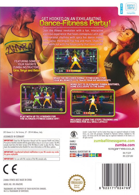 Zumba Fitness - Dos
