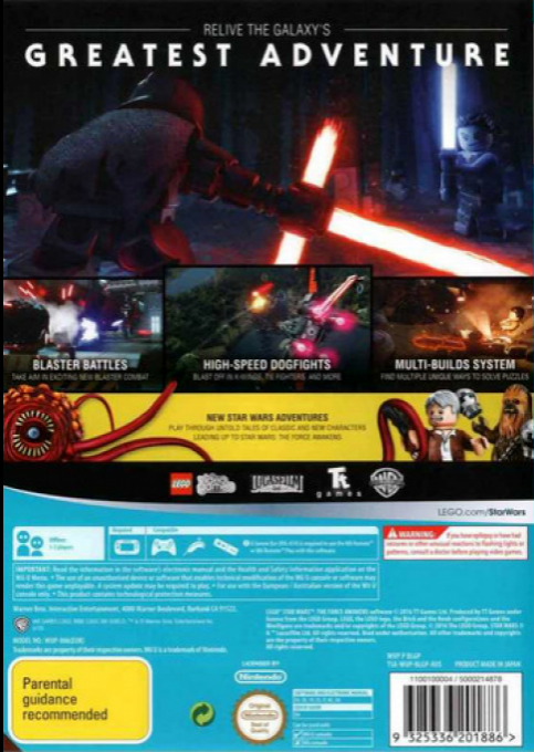 LEGO Star Wars : Le Réveil de la Force - Dos