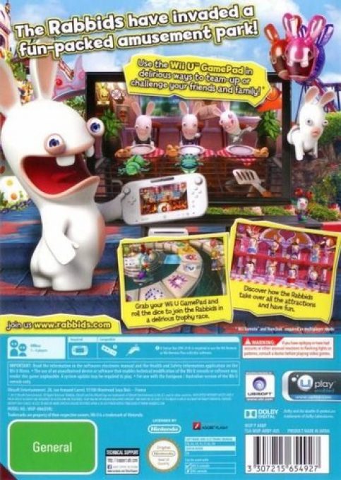 The Lapins Crétins Land - Dos