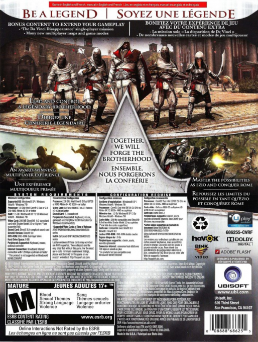 Assassin's Creed: Brotherhood - Dos