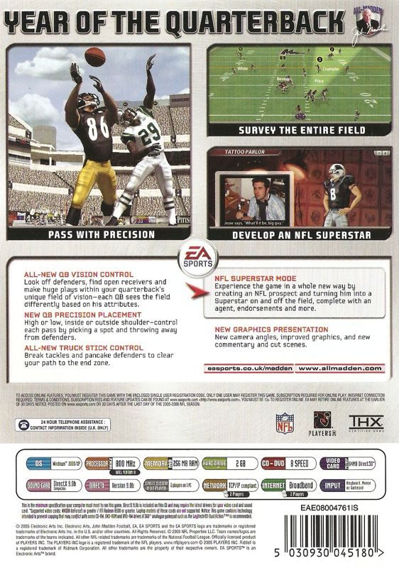 Madden NFL 06 dos