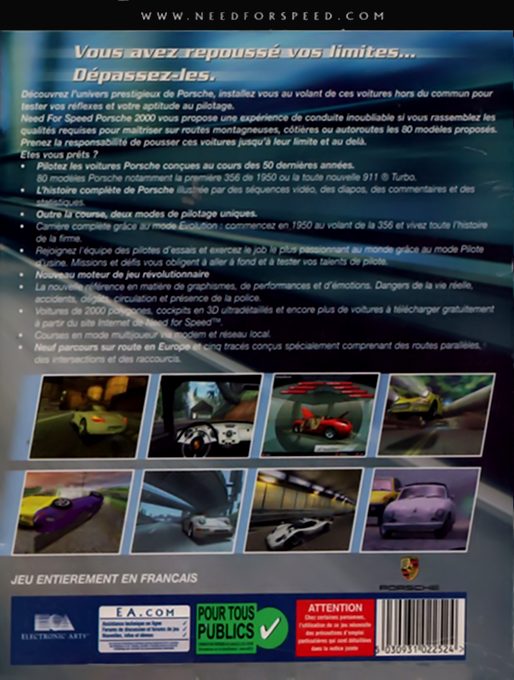 Need For Speed: Porsche 2000 dos