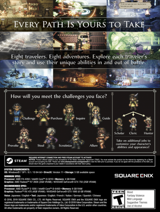 Octopath Traveler II - Dos