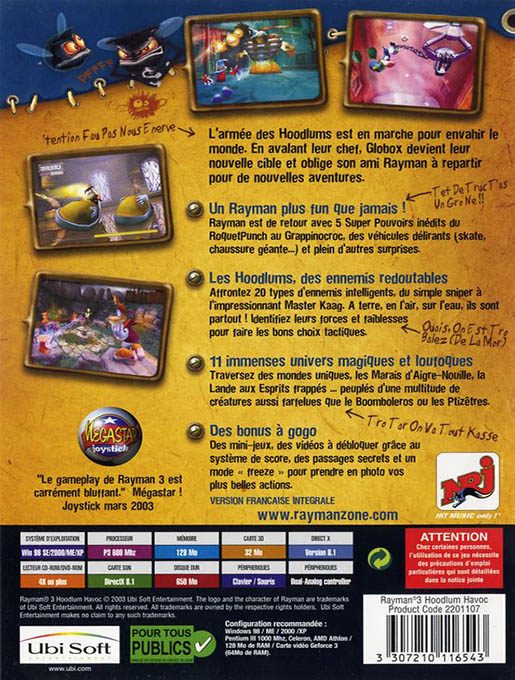 Rayman 3 : Hoodlum Havoc dos