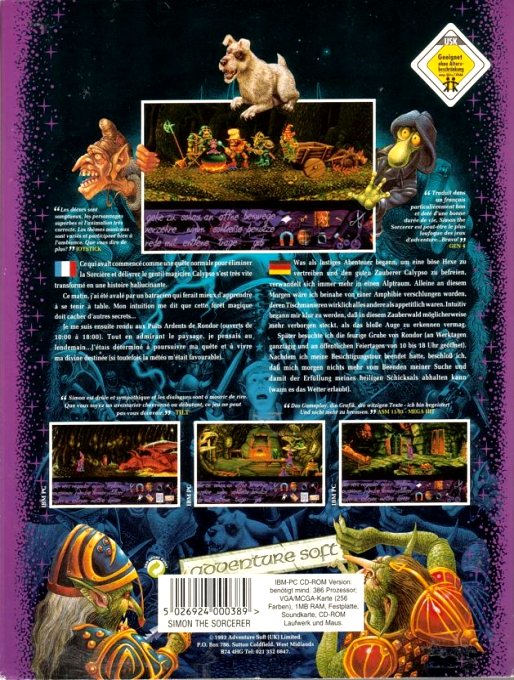 Simon the Sorcerer - Dos