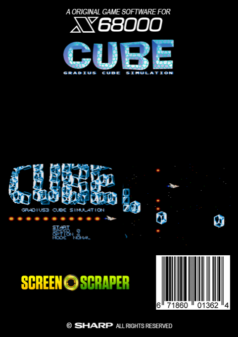 Cube Gradius 3 Cube Simulation - Dos