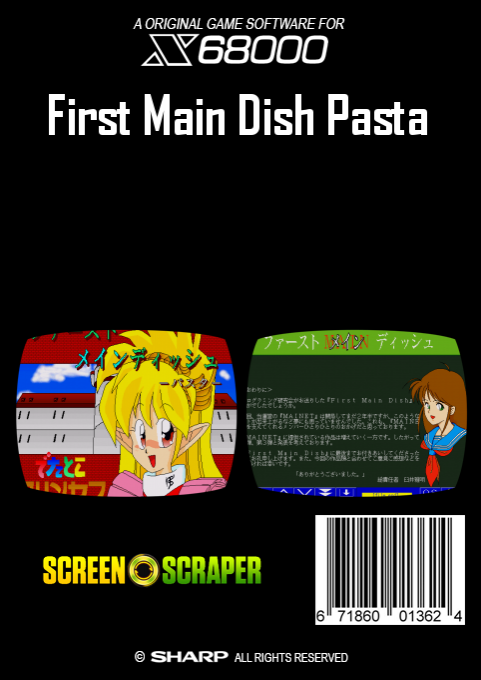 First Main Dish Pasta - Dos