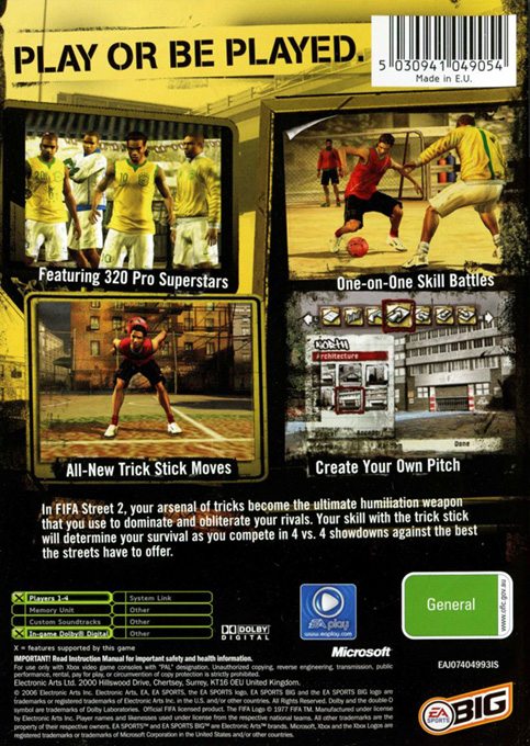 FIFA Street 2 dos