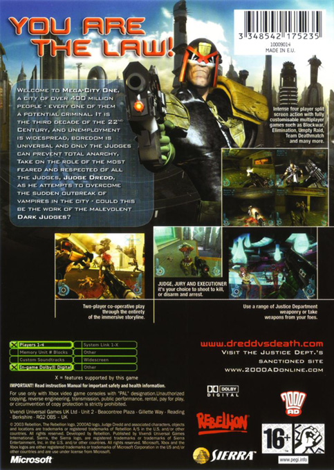 Judge Dredd : Dredd Vs Death - Dos
