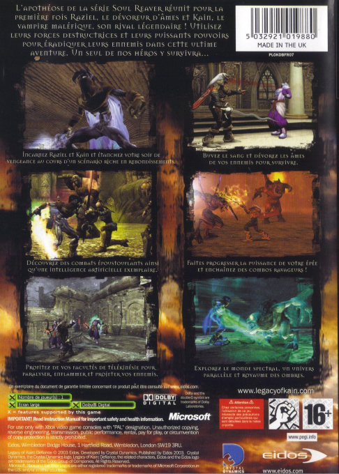 Legacy Of Kain : Defiance - Dos