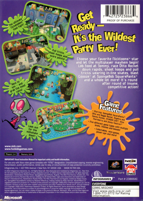 Nickelodeon Party Blast - Dos