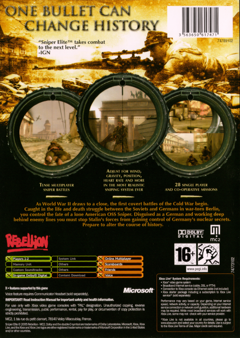 Sniper Elite - Dos