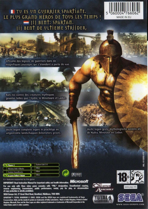 Spartan : Total Warrior - Dos