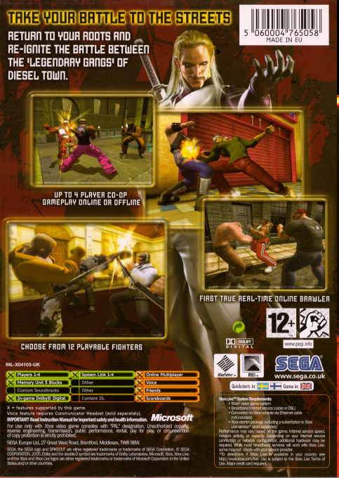 Spikeout Battle Street - Dos