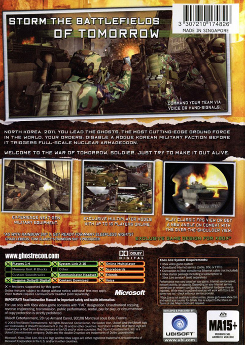 Tom Clancy's Ghost Recon - Dos