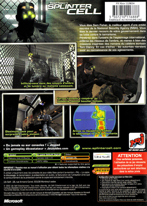 Tom Clancy's Splinter Cell - Dos