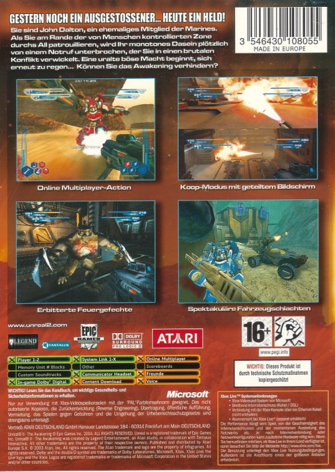 Unreal II : The Awakening - Dos