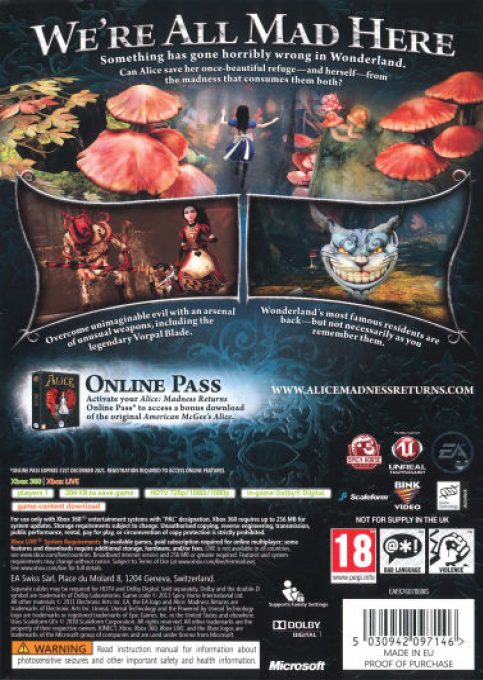 Alice - Madness Returns - Dos