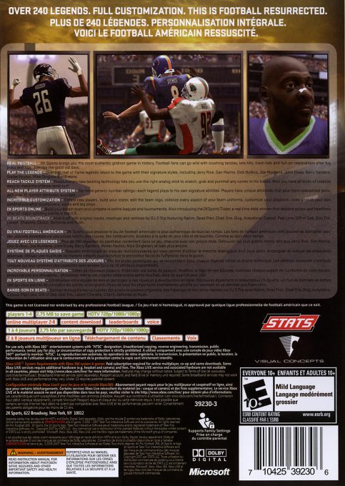 All-Pro Football 2K8 - Dos