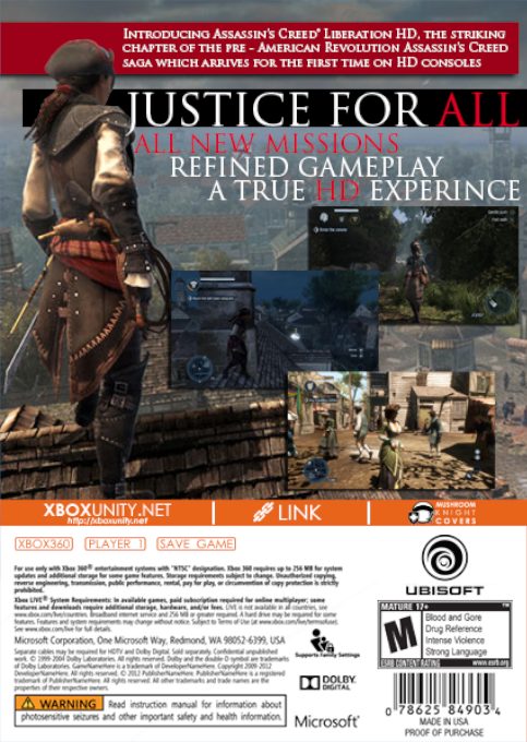 Assassin's Creed - Liberation HD - Dos