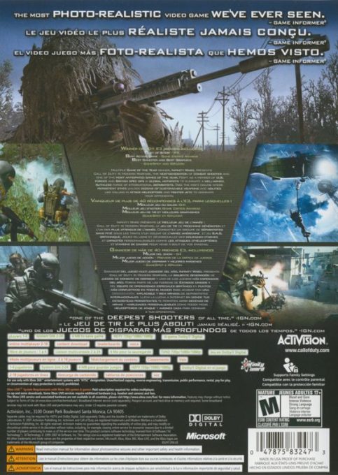 Call of Duty 4 : Modern Warfare dos