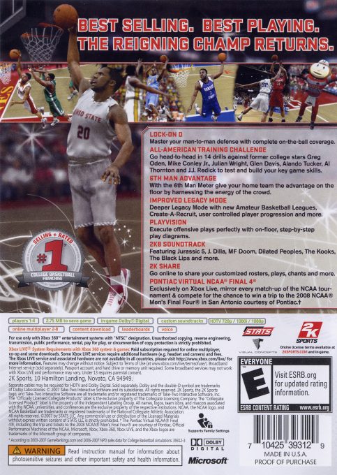 College Hoops 2k6 - Dos