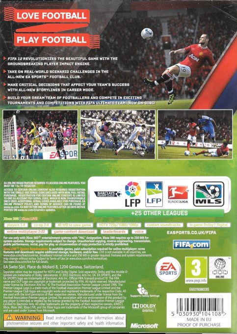 Fifa 12 - Dos