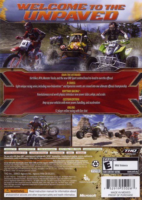 MX vs. ATV Untamed - Dos