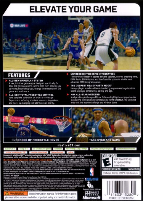 Nba Live 07 - Dos