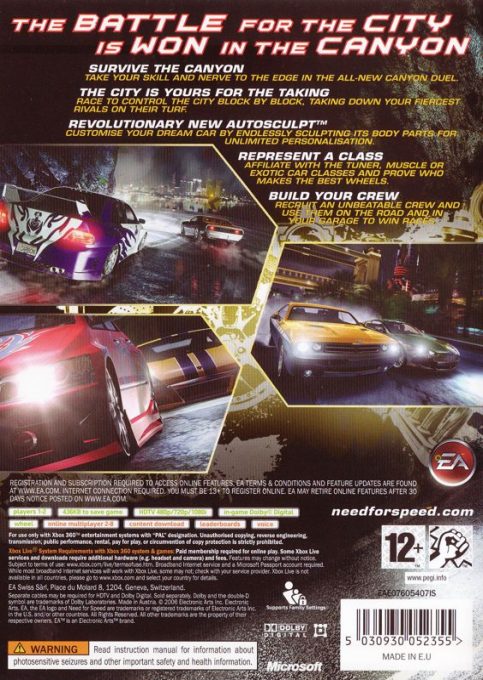 Need for Speed : Carbon - Dos