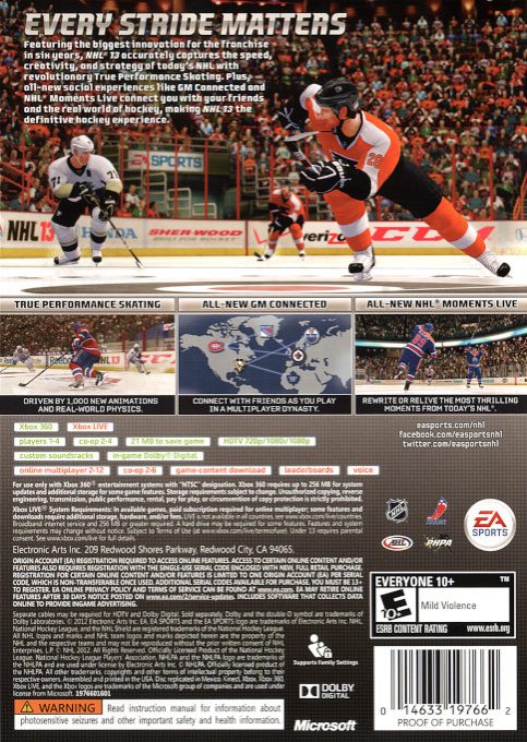 Nhl 13 - Dos