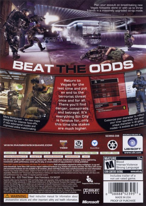 Rainbow Six Vegas 2 - Dos