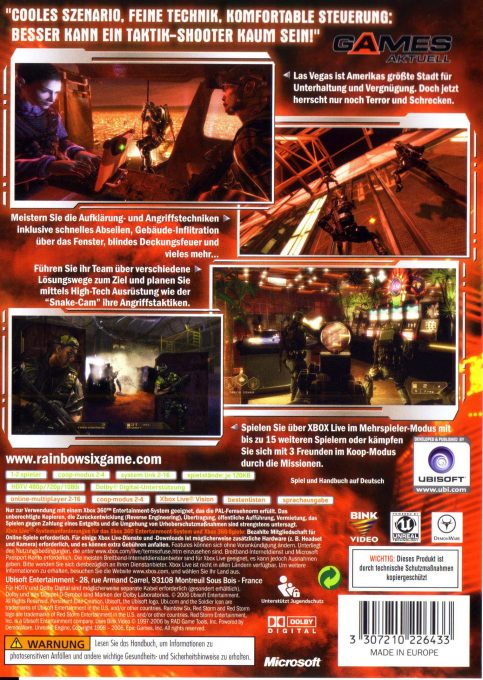 Rainbow Six Vegas - Dos