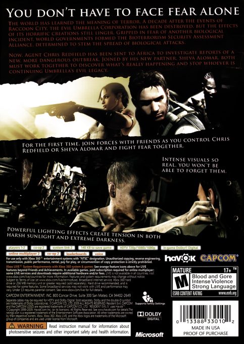 Resident Evil 5 dos