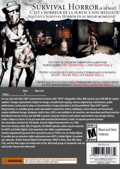 Silent Hill HD Collection - Dos