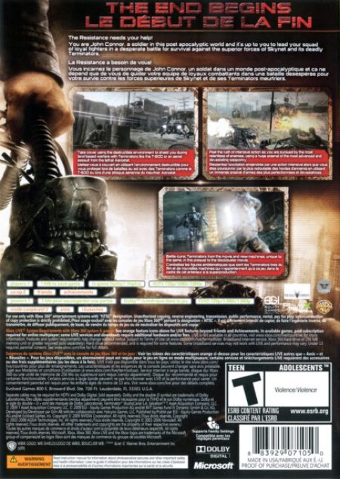 Terminator Renaissance - Dos