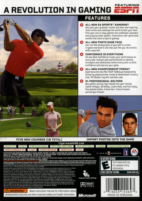 Tiger Woods Pga Tour 08 - Dos