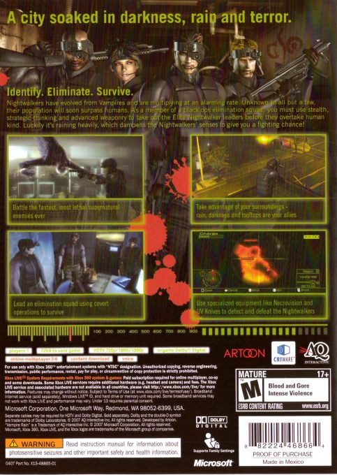 Vampire Rain - Dos