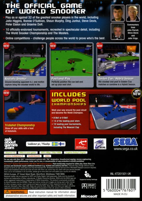 World Snooker Championship 2007 - Dos