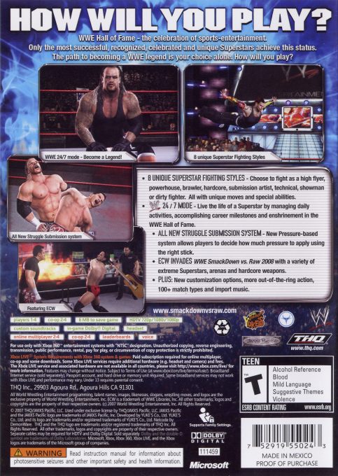WWE SmackDown vs. Raw 2008 - Dos