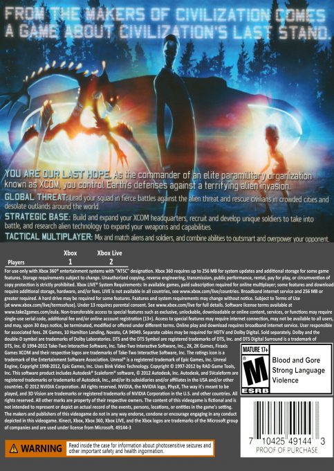 XCOM : Enemy Unknown - Dos
