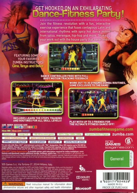 Zumba Fitness - Dos