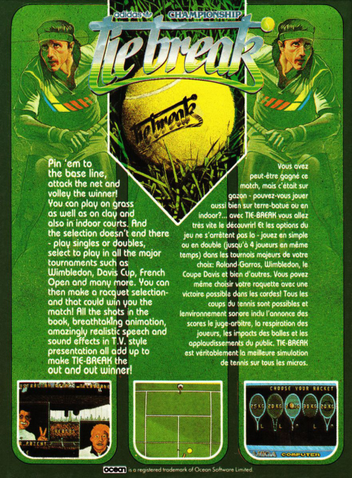 Adidas Championship Tie-Break - Dos