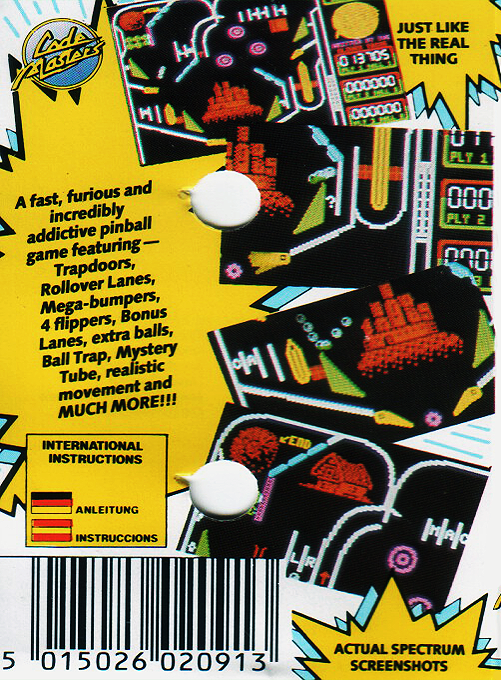 Advanced Pinball Simulator - Dos