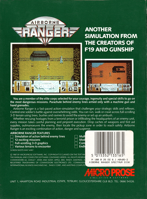 Airborne Ranger - Dos
