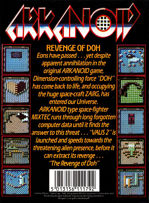 Arkanoid - Revenge Of Doh - Dos