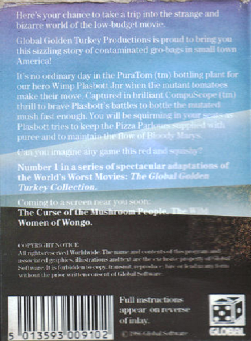 Attack Of The Killer Tomatoes - Dos