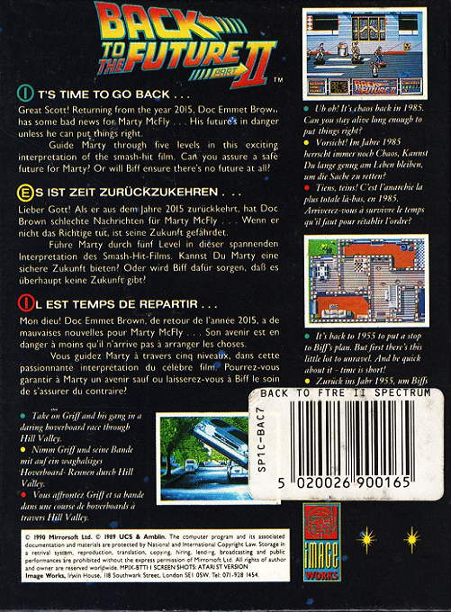 Back To The Future Part 2 - Dos