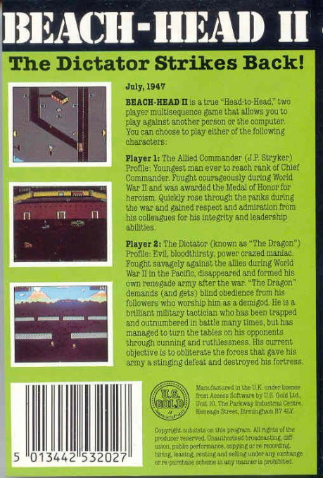 Beach-head 2 - The Dictator Strikes Back! - Dos