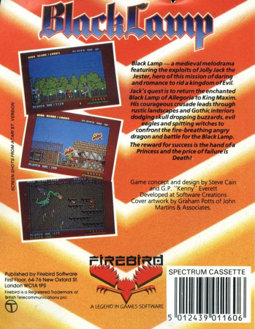 Black Lamp - Dos